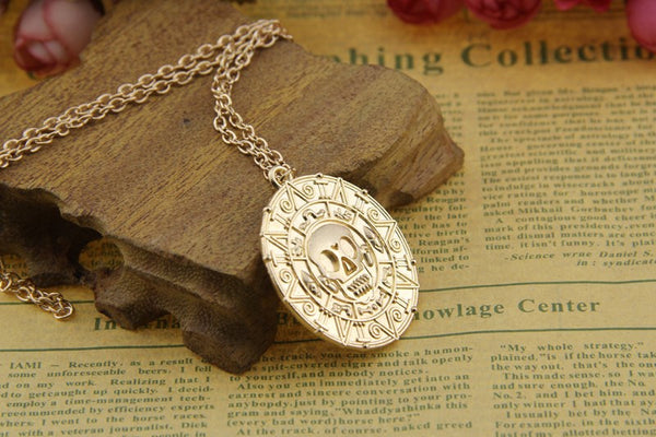 Pirates of the Caribbean Necklace Skulls The Aztec Gold COINS