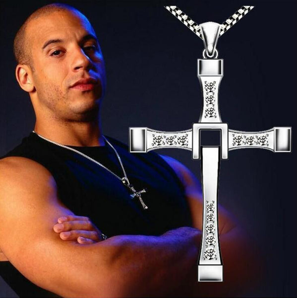 Fast and Furious Pendant Dominic Toretto Cross Men's Necklace
