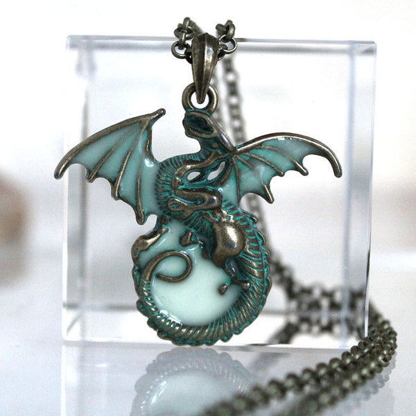 Game of Throne Dragon Punk Luminous Dragon Pendant & Necklace