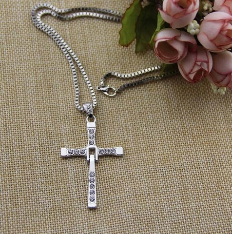 Fast and Furious Pendant Dominic Toretto Cross Men's Necklace