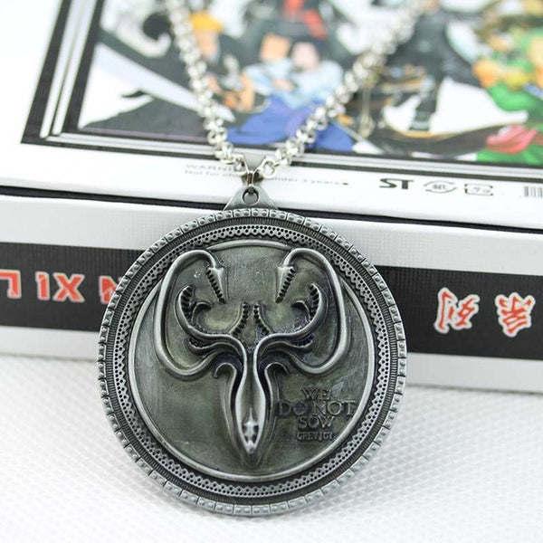 Game of Thrones Crest House Stark Silver Metal Pendant