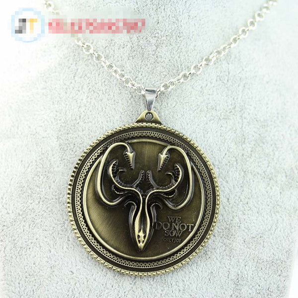 Game of Thrones Crest House Stark Silver Metal Pendant