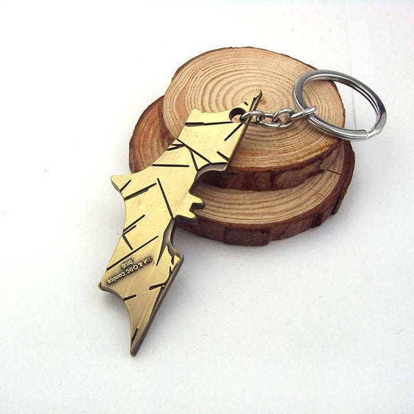 Batman Scratched Key Chains
