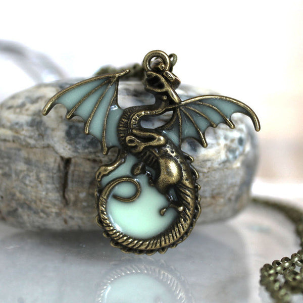 Game of Throne Dragon Punk Luminous Dragon Pendant & Necklace