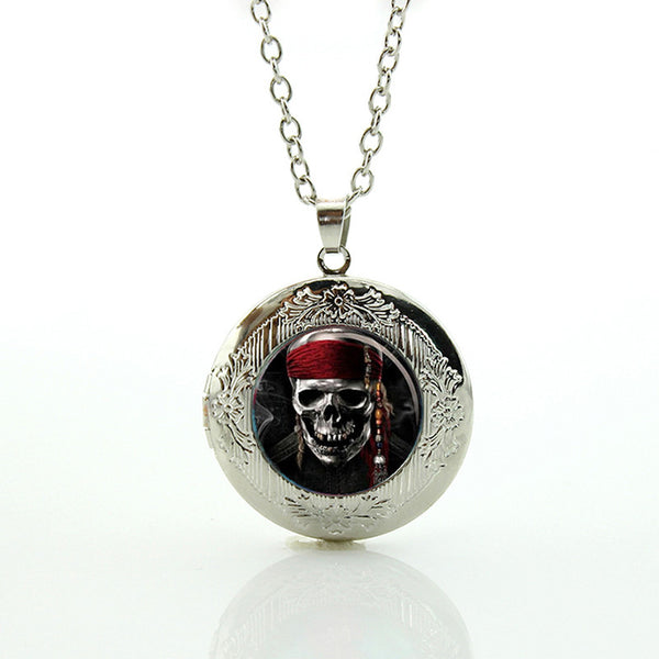 Pirates of the Caribbean Pendant Skeleton Skull Jack Necklace