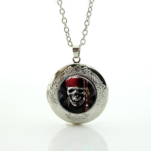 Pirates of the Caribbean Pendant Skeleton Skull Jack Necklace