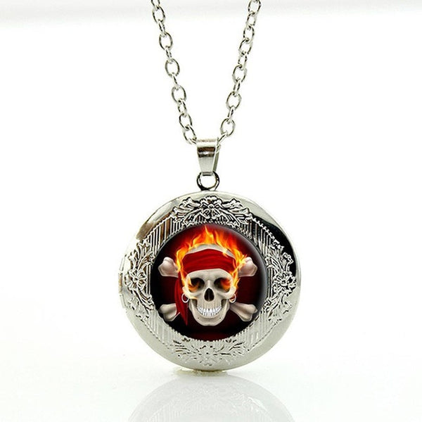 Pirates of the Caribbean Pendant Skeleton Skull Jack Necklace
