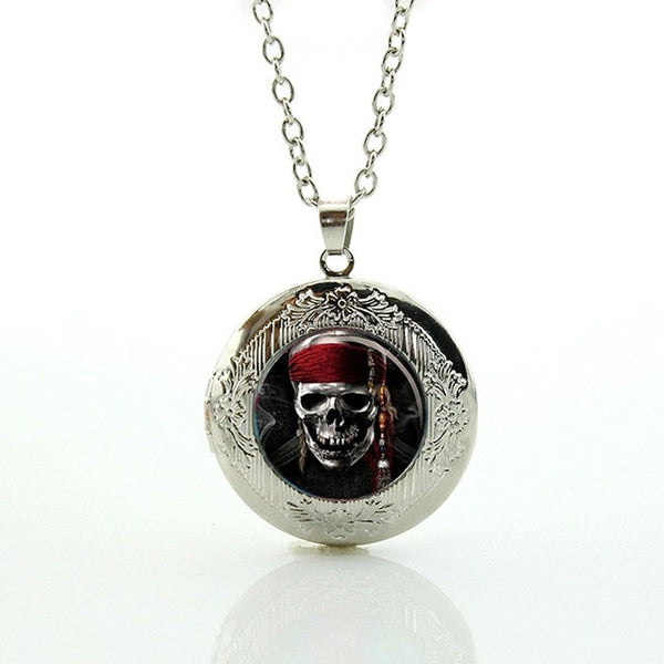 Pirates of the Caribbean Pendant Skeleton Skull Jack Necklace