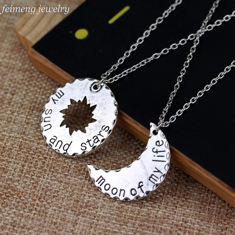 Game of Thrones Necklace Khaleesi Moon of My Life Sun and Stars Necklace