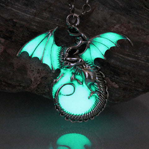 Game of Throne Dragon Punk Luminous Dragon Pendant & Necklace